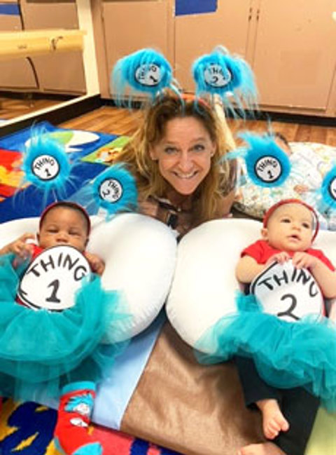 42 Dr Seuss Week Center Director Fran And Thing 1 And Thing 2 Web