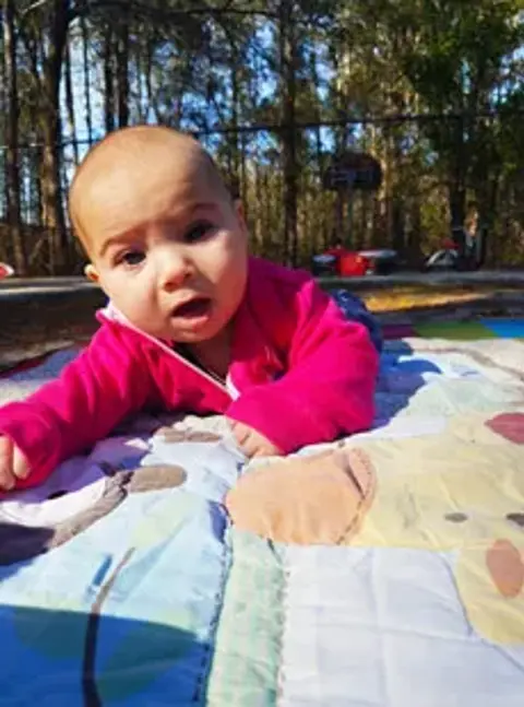 Infant Outside Playtime