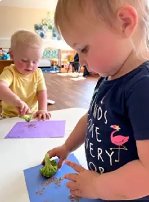 39 Woyc Tasty Tuesday Painting With Broccoli